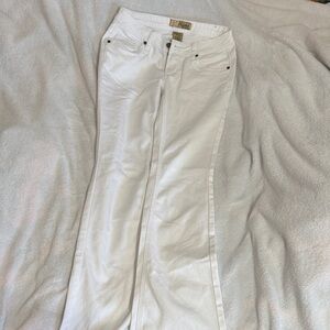 Hybrid & Company Women's Boot Cut Jeans - White